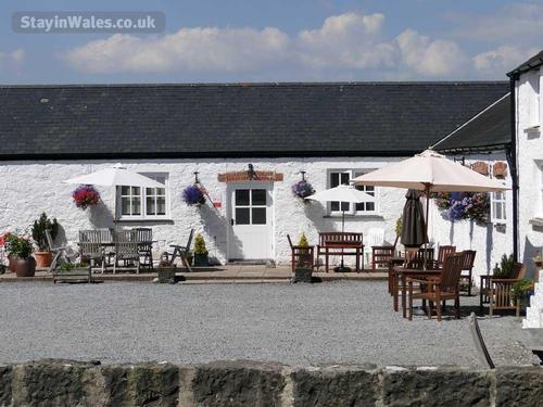 The B&B guest rooms are in converted farm buildings