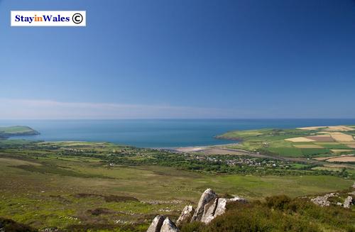 Panoramic view from Mynydd Carningli